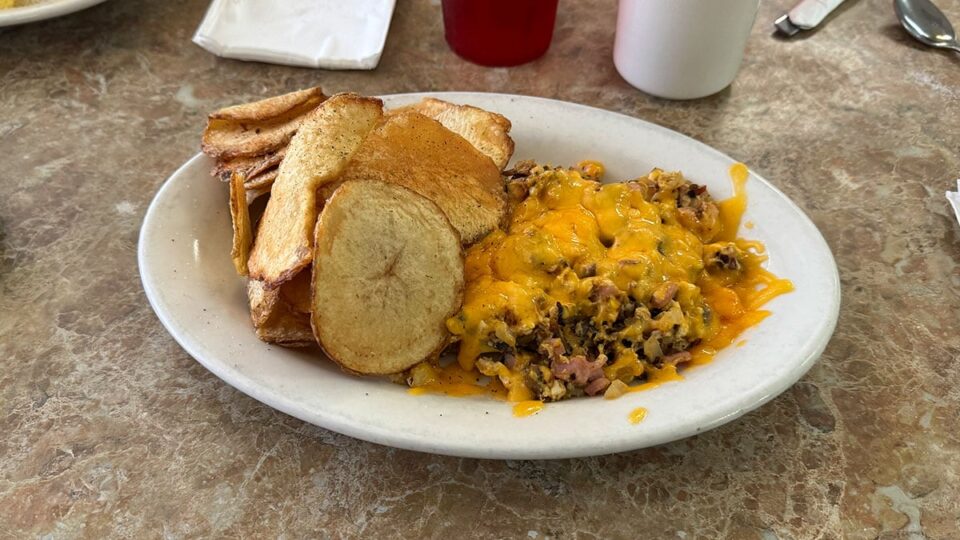 Country breakfast plate at Omelet House Summerlin