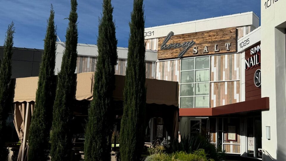 Exterior view of Honey Salt restaurant located in Summerlin Las Vegas
