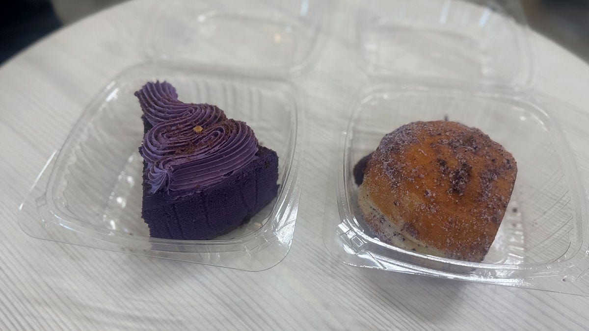 Ube Cheesecake & Brioche Donut