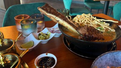 Amata Modern Thai Lunch Spread with Bone Marrow and Penang