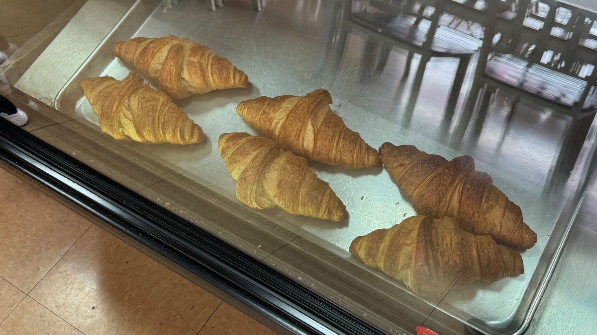 Fresh croissants made daily and served at Nanny’s Cafe, a family-owned European café in Las Vegas.