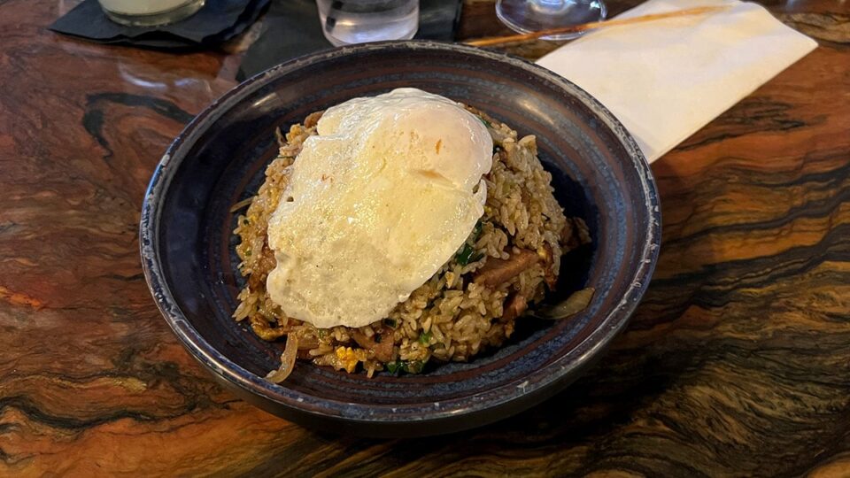 Garlic Fried Rice with Fried Egg