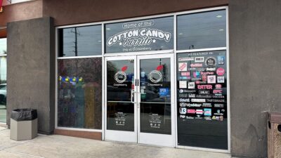 outside view of creamberry ice cream and dessert shop in las vegas
