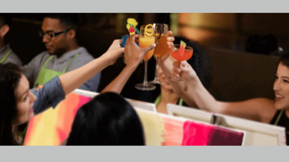 Paint Nite 2 Valentine Heart Candles