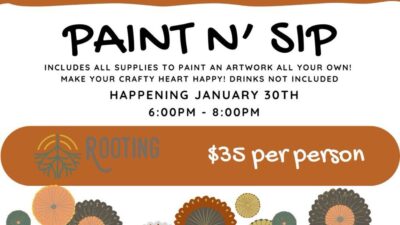 Rooting for You – Paint n Sip