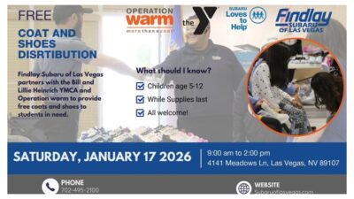Subaru of Las Vegas FREE Coat and Shoes Distribution