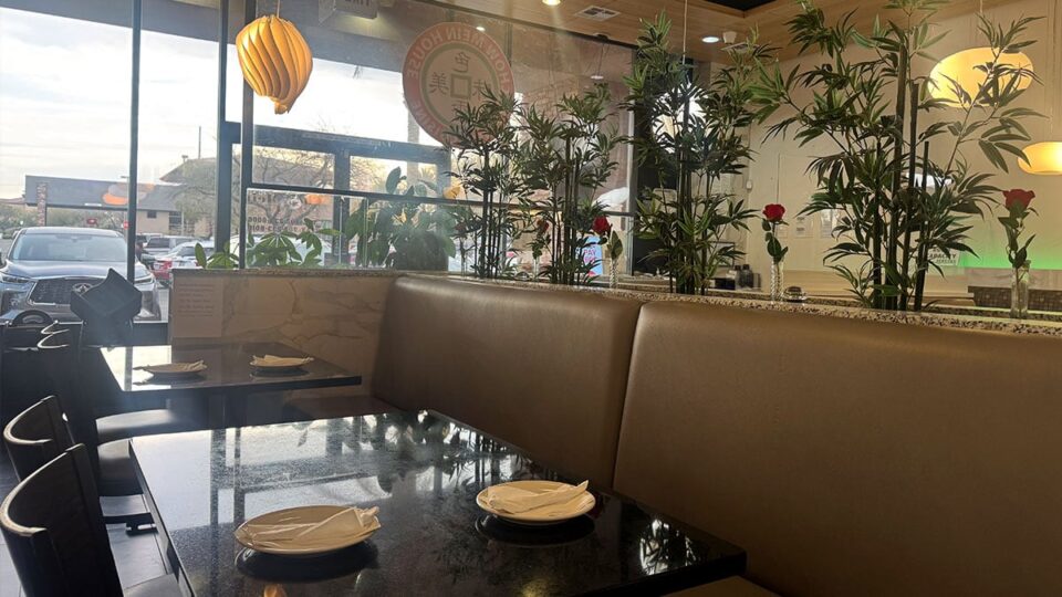 Interior dining area of Chow Mein House in Summerlin during lunchtime
