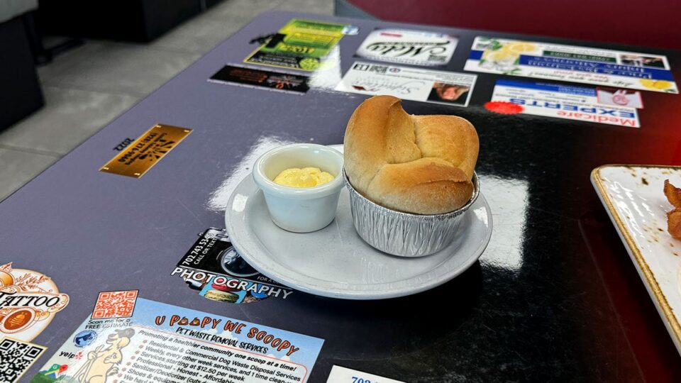 Famous Pot of Bread baked fresh daily at Jamms Restaurant