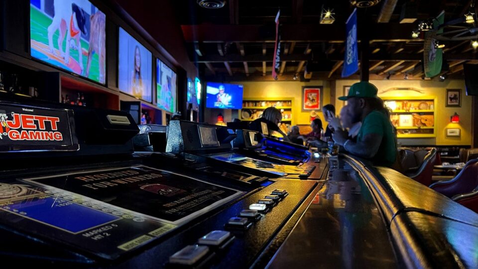 Bar-top video poker machines at Roadrunner Country Saloon & Bar