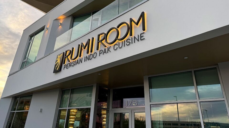 Exterior of Rumi Room Persian and Indo-Pak restaurant in southwest Las Vegas