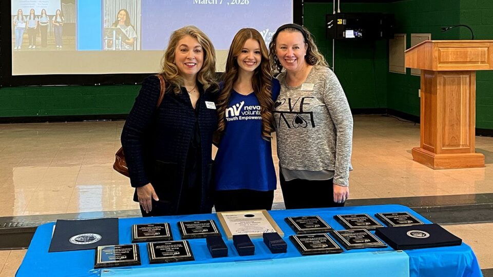 Sophia Booth at Nevada Volunteers Youth Day of Service event