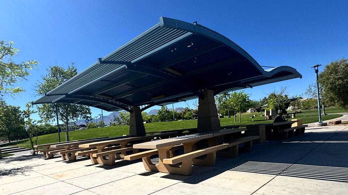 picnic tables and barbecue areas at Kellogg Zaher Soccer Complex for families and gatherings