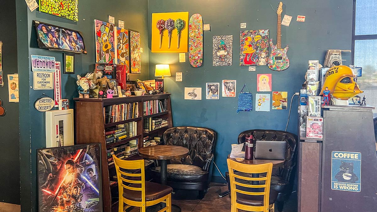 Colorful-Art-Corner-Grouchy-Johns-Coffee