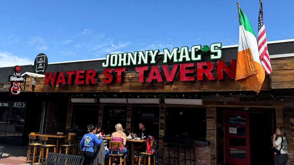 Outside view of Johnny Mac's Water St Tavern