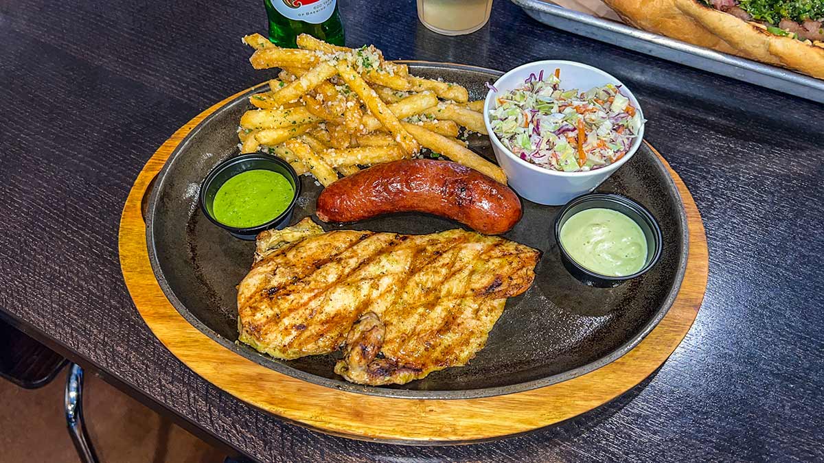 Picanha Steak Restaurant Grilled Chicken Plate