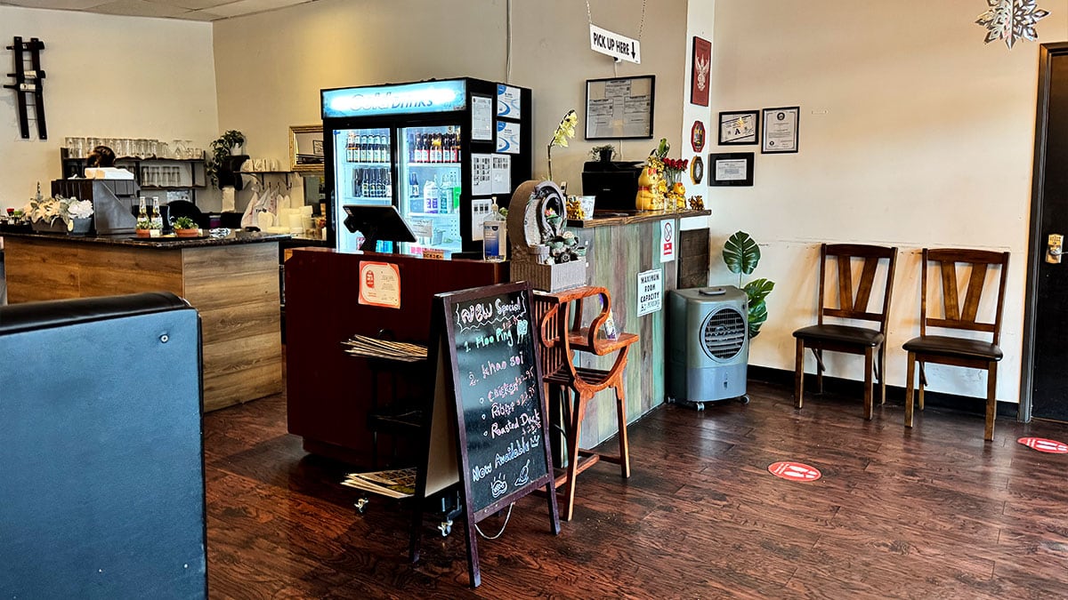 entrance to Thai Street Cafe in Centennial Las Vegas