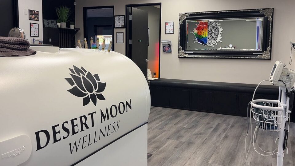 Interior view of Desert Moon Wellness clinic in Las Vegas