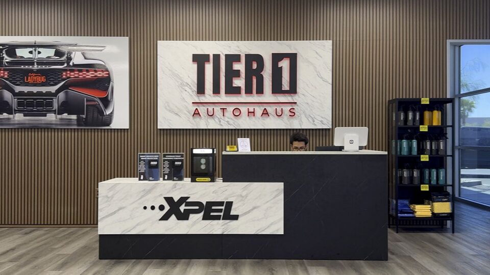 Inside the Tier 1 Autohaus automotive protection facility in Las Vegas