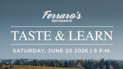 Taste & Learn Giro d’Italia at Ferraro’s Ristorante