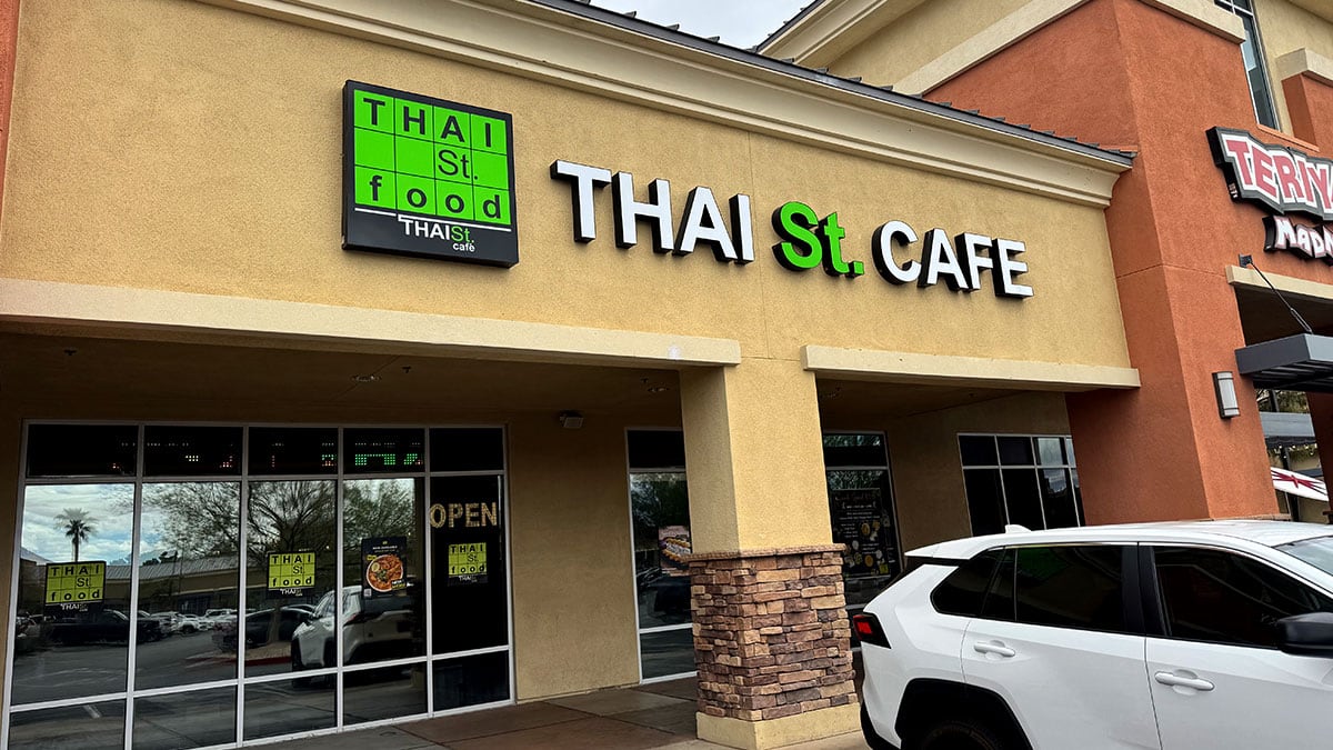 entrance to Thai Street Cafe in Centennial Las Vegas
