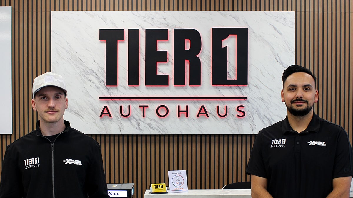 Austin Houser and Tony Krueger, co-founders of Tier 1 Autohaus in Las Vegas