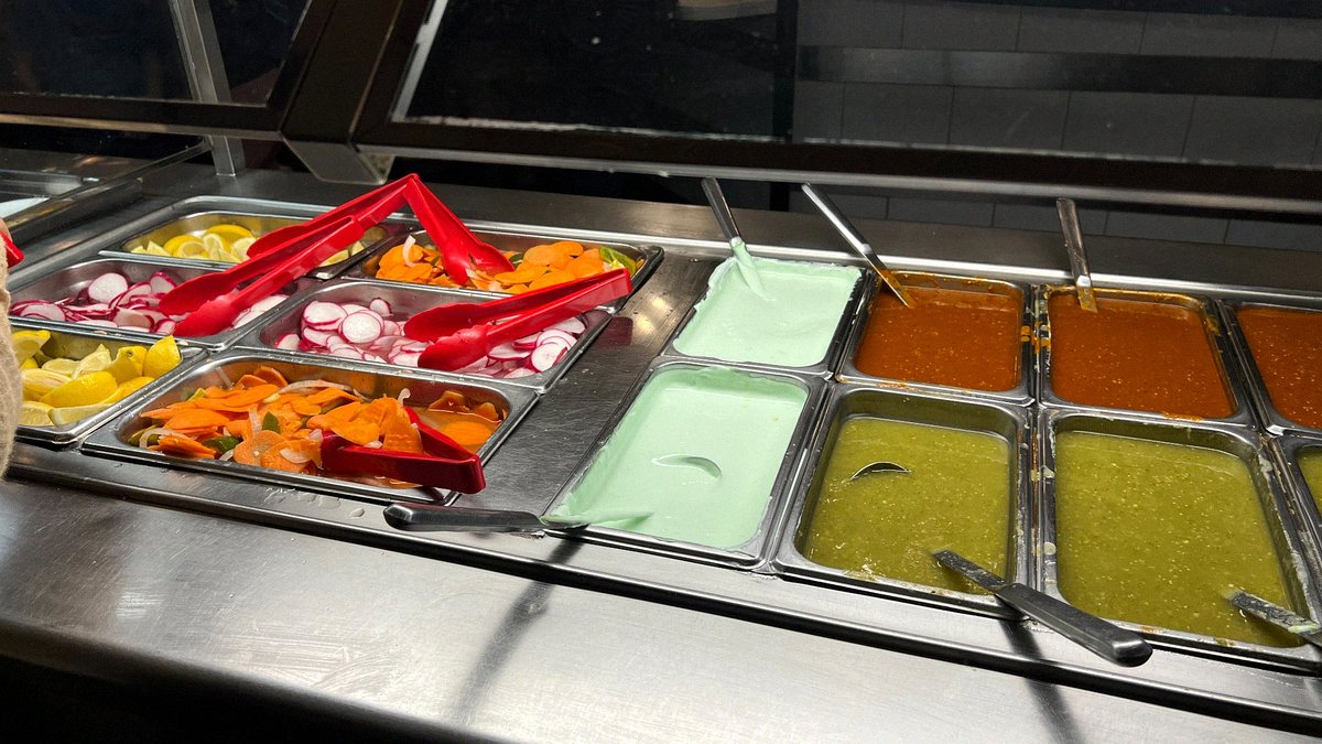 Taco Y Taco Salsa Bar And Condiments