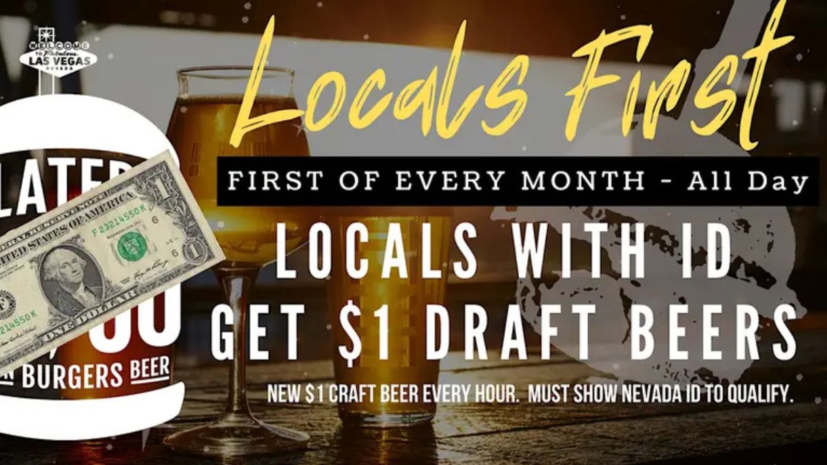 Locals First – $1 Craft Beer Day at Slater's 5050