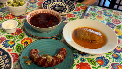 Lunch Spread at Pierogi Village in Summerlin