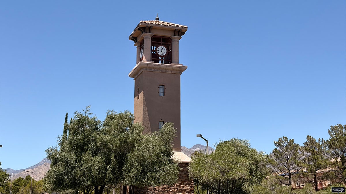 North Tower Park in Summerlin West with mountain views, playgrounds, and spacious green lawns.