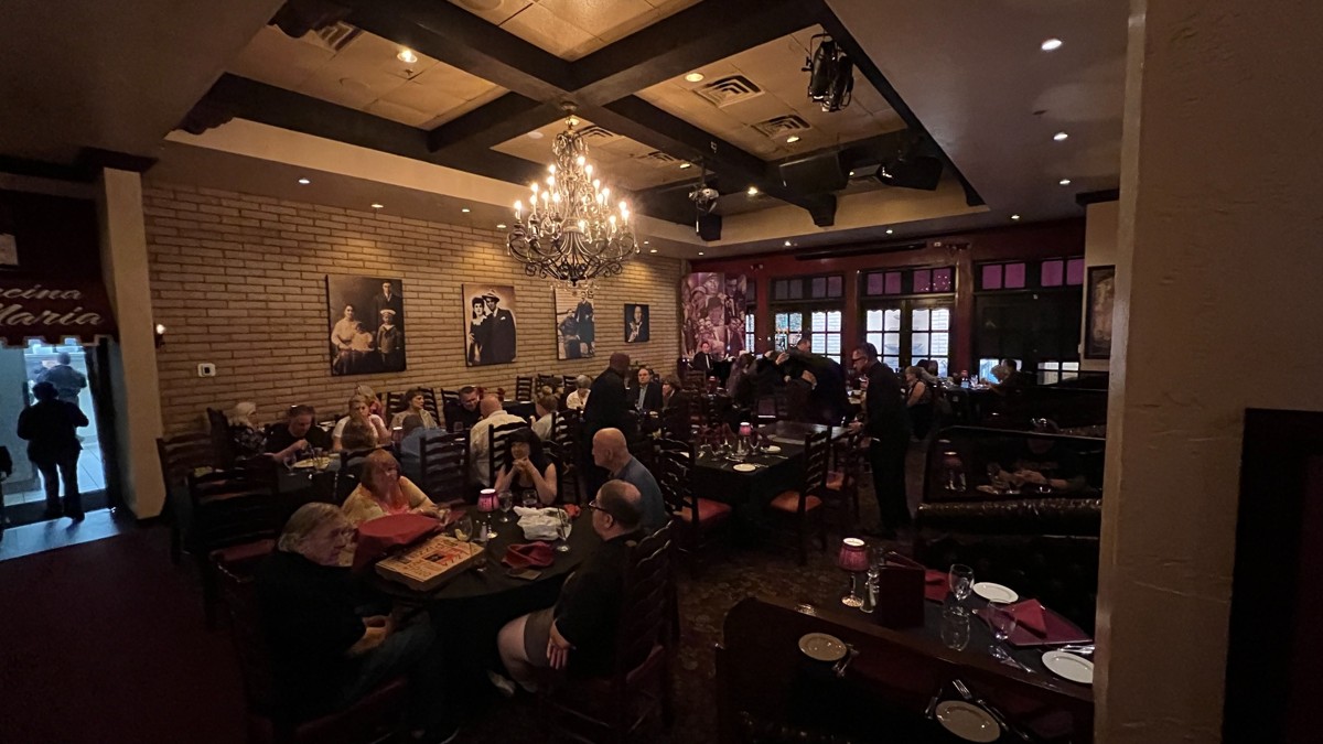 Bootlegger Italian Bistro Dining Room Evening
