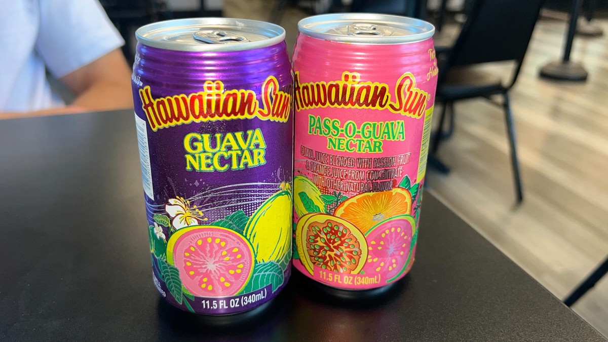 Hawaiian Sun Guava and Pass-O-Guava Drinks