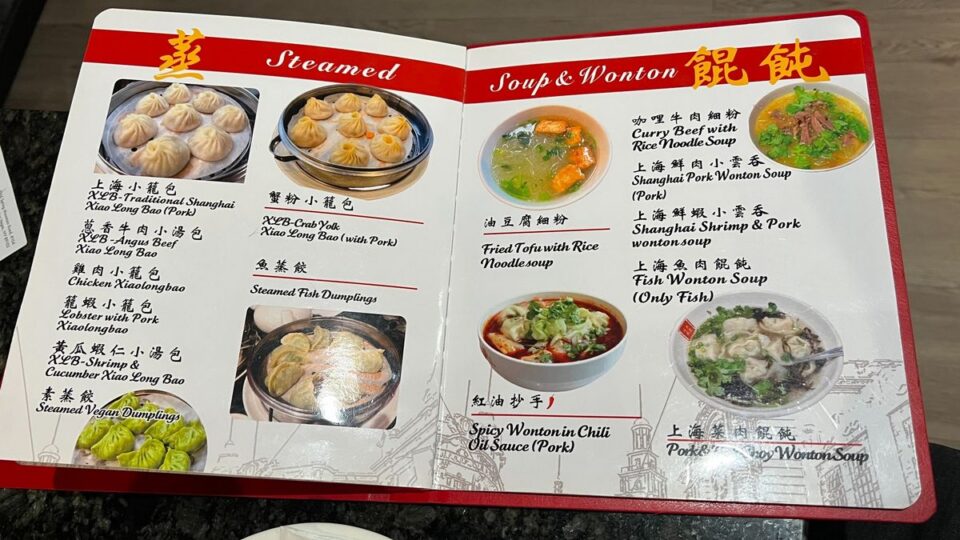 Shanghai Taste Menu Dumplings Wontons