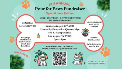 5th Annual Pour for Paws Fundraiser