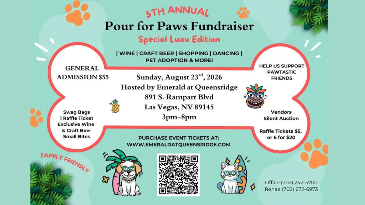 5th Annual Pour for Paws Fundraiser