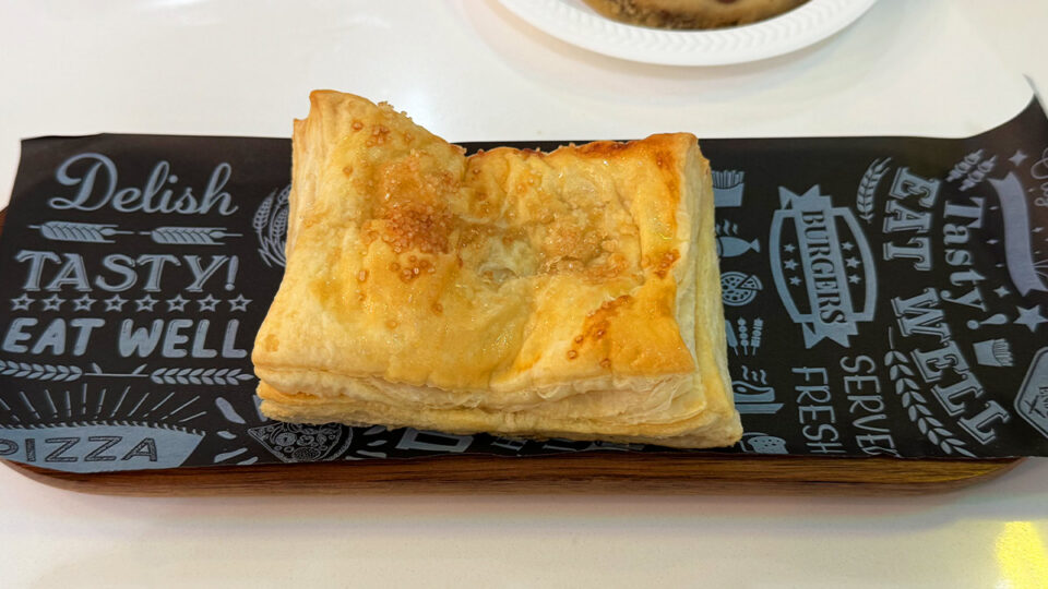 Freshly baked guava and cheese empanada from Cookio Cafe in Las Vegas.