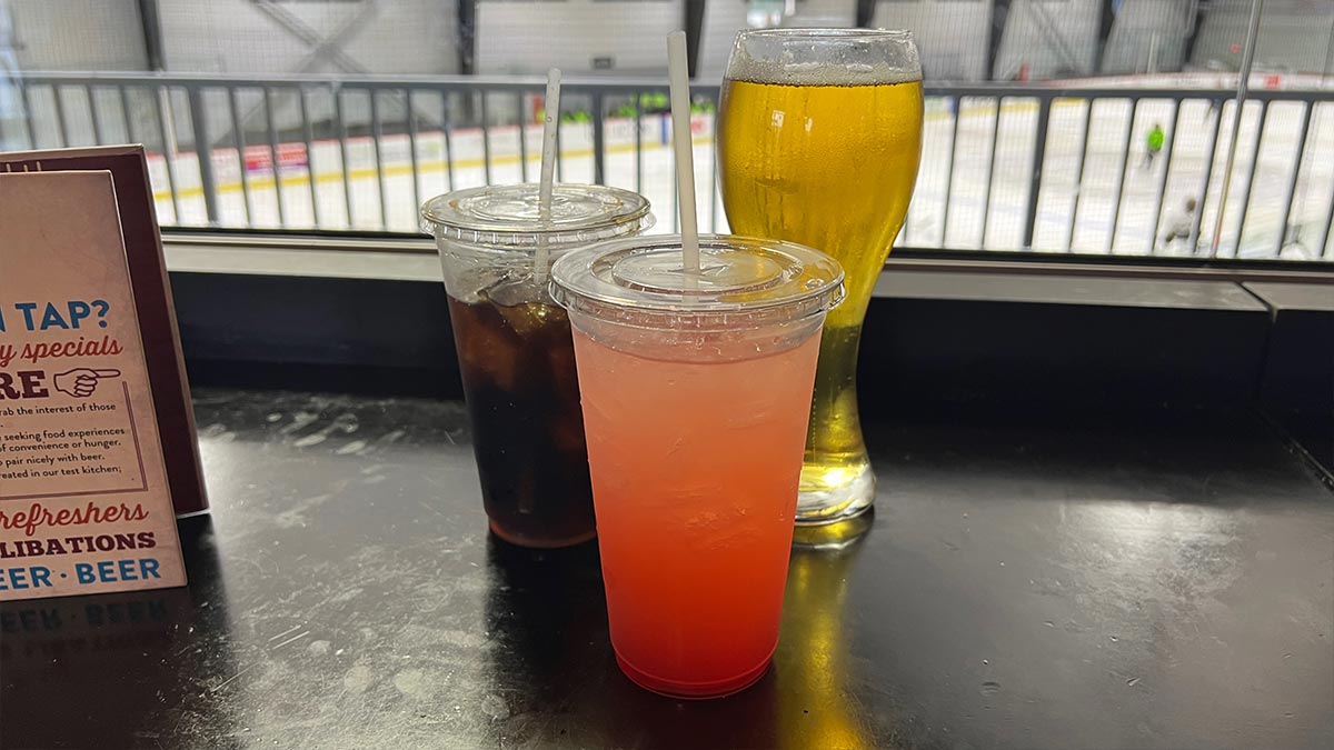 Drinks from MacKenzie River Pizza