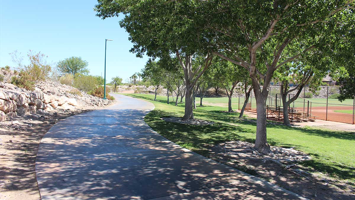 Paved Walking Path at Vivaldi Park