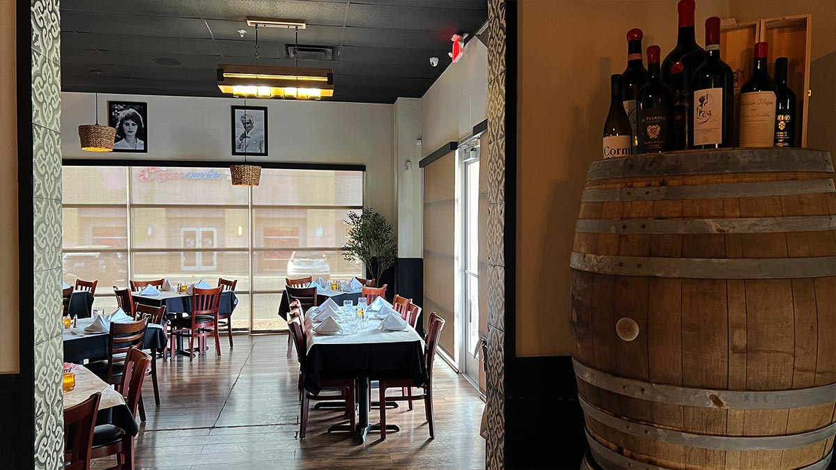 Trattoria Italia Wine Seating