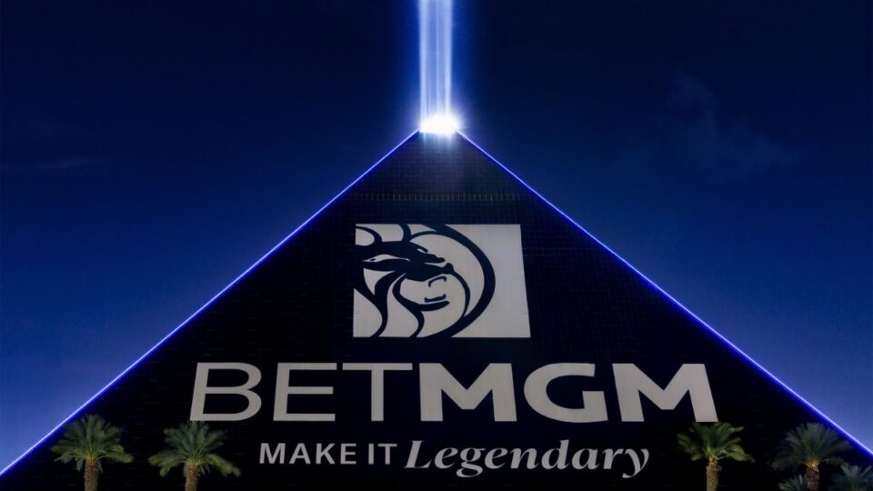 Luxor Las Vegas with BetMGM Logo