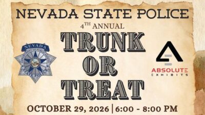 Nevada State Police Ghost Patrol Trunk or Treat