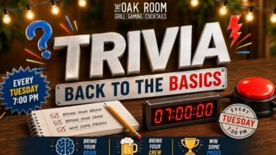 Trivia Tuesdays at The Oak Room